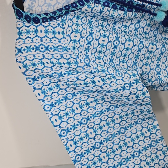 {Cabana Life} Aruba Blues Tassel Blouse - Size Large - Picture 8 of 17